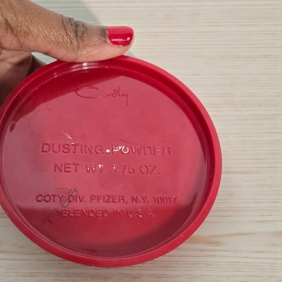 Lady Stetson Vintage Body Dusting Powder Coty Talc Sealed Puff Vanity Collector - Picture 5 of 10